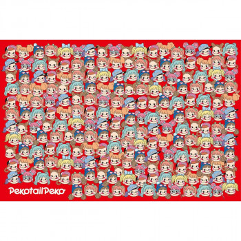 ジグソーパズル 1000ピース ペコテールペコちゃん大集合