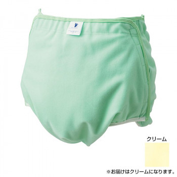 フットマーク　布おむつ対応　フリーカバー　M　クリーム　403903