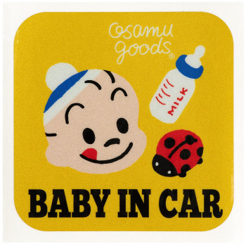 OSAMU GOODS(オサムグッズ) カーステッカー BABY IN CAR CKOS006-1