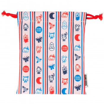 OSAMU GOODS(オサムグッズ) 巾着(小) ピンク CKOS009-1