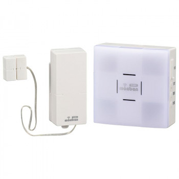 monban CUBE 扉センサー送信機+光フラッシュ電池式受信機 OCH-SET25-BLUE