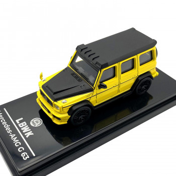 JADI リバティウォーク メルセデス AMG G63  イエロー 左ハンドル 1/64スケール PGPA55164