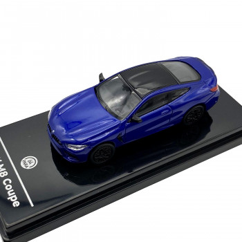 JADI BMW M8 クーペ  ブルー 左ハンドル 1/64スケール PGPA55212