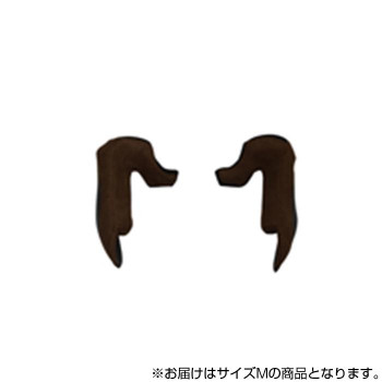 Reise用ヘルメットパーツ チークパッド(左右1セット) ブラウン・M REISEC