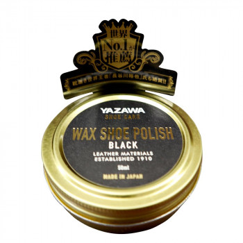 YAZAWA SHOE CARE ワックスシューポリッシュ 50ml ブラック