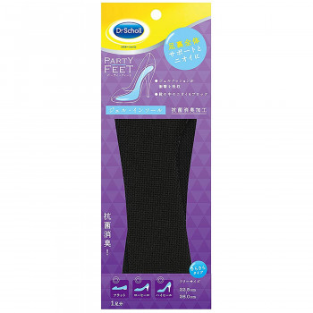 Dr.Scholl ドクターショール パーティーフィート ジェルインソール ソフト＆ドライ(抗菌防臭タイプ) 22.5～26.0cm 1足分