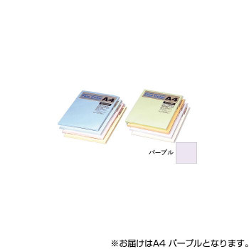 オストリッチダイヤ ニューファインカラーPPC用紙 A4 パープル 500枚入 FPU5-A4