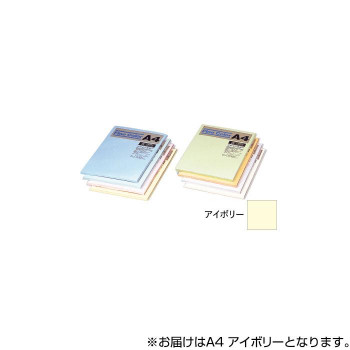 オストリッチダイヤ ニューファインカラーPPC用紙 A4 アイボリー 500枚入 FIV5-A4