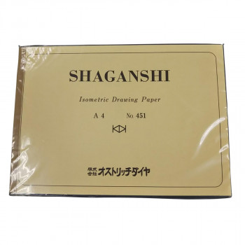 オストリッチダイヤ 5ミリシャガン紙 A4 50枚綴/冊 シ- 451