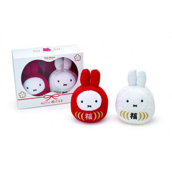 セキグチ　Dick Bruna(ディック・ブルーナ)　miffy(ミッフィー)　福だるま　紅白セット　660179