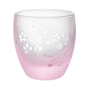 ガラス　丸酒杯　桜の舞　11S138