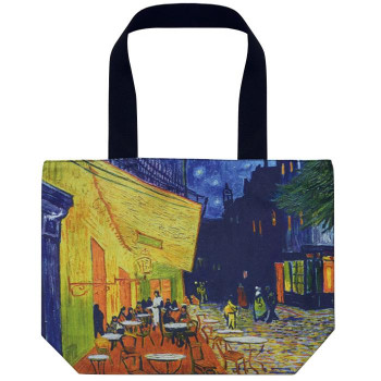 ユーパワー  名画バッグ ゴッホ「夜のカフェテラスLサイズ」  AU-01806