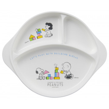 オーエスケー PEANUTS(スヌーピー) ランチ皿(足ゴム付) CB-36