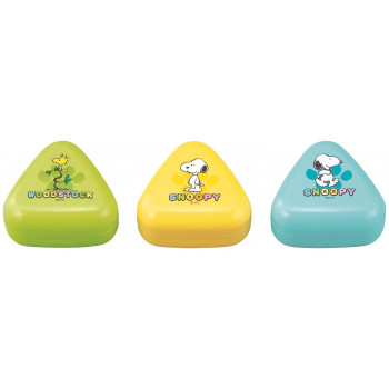 オーエスケー PEANUTS(スヌーピー) おにぎりケース3ヶセット LS-2