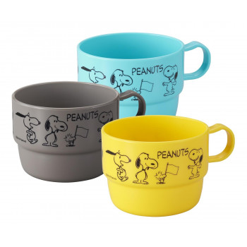 オーエスケー PEANUTS(スヌーピー) コップ3個セット PT-6