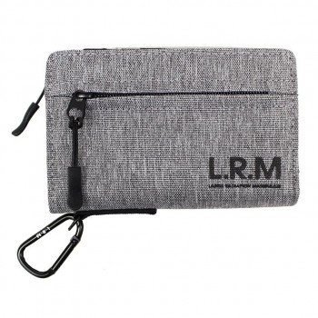 L.R.M 隠しジップミドル財布 CMK20-0717 GY・グレー