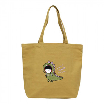 Sちゃんまん サガラ刺繍 横ビッグトート SCM-SFN20-0601SG CA