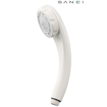 三栄水栓　SANEI　低水圧用マッサージシャワーヘッド　PS309-80XA-W