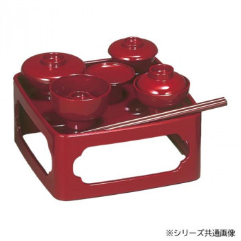 仏膳 6.5寸 朱 4307650800011