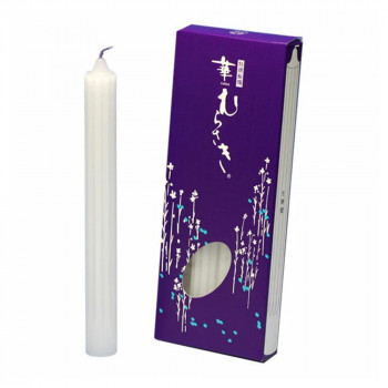 東海製蝋 ローソク 華むらさき15号/4本 151-06