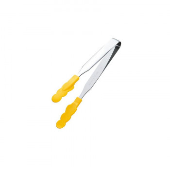 田辺金具 N抗菌耐熱カラートングスリム(小)イエロー  175mm