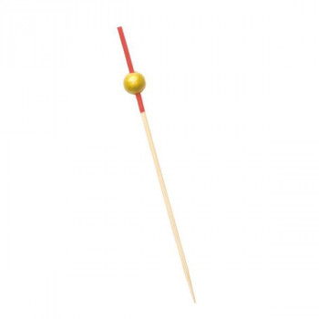 萬洋(まんよう) 珠かんざし串(金)9cm100本入 18-435E