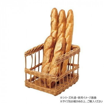 萬洋(まんよう) 樹脂フランスパンスタンド前開き(茶・小) 91-110B