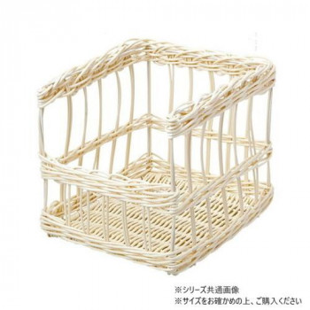 萬洋(まんよう) 樹脂フランスパンスタンド角(白・大) 91-107A