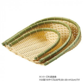 萬洋(まんよう) 樹脂身竹箕ざる 30号 91-057A