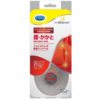 ドクターショール インバランス フットストレス吸収インソール 膝・かかと M-Lサイズ