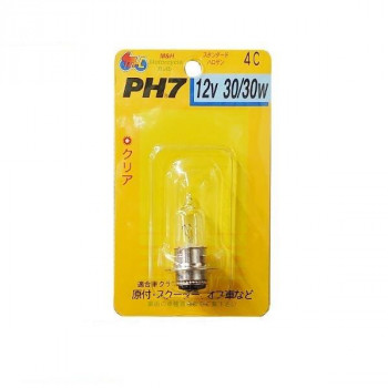 M＆Hマツシマ ハロゲンバルブ(1個) PH7 12v 30/30w STDクリア 4 C