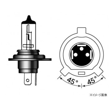 M＆Hマツシマ ハロゲンバルブ(1個) HS1/H4 12v35/35w ホワイトゴースト 16AH GH