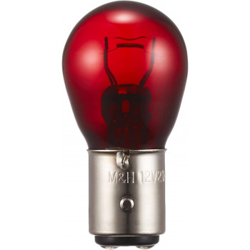 M＆Hマツシマ 白熱電球(1個入) 12v21/5w S25 BAY15D レッド 1P3407 RE