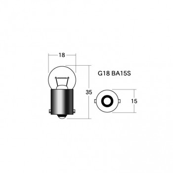 M＆Hマツシマ 白熱電球(1個入) 6v8w G18 BA15S オレンジ 1P5007 OR