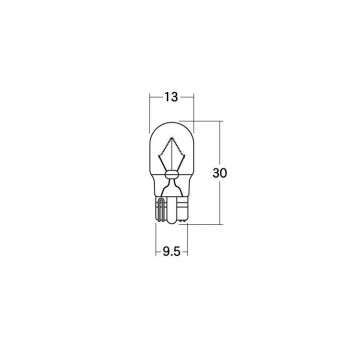 M＆Hマツシマ 白熱電球(1個入) 12v10w T13WB 中 オレンジ 1PWB18A OR