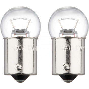 M＆Hマツシマ 白熱電球(2個入) 12v21w G18 BA15S オレンジ A5113 OR