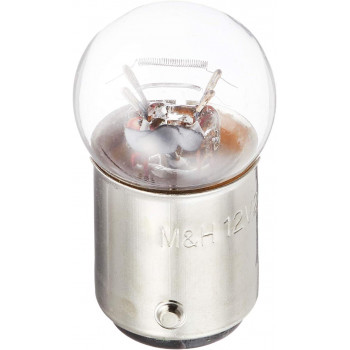 M＆Hマツシマ 白熱電球(2個入) 12v27/8w G18 BA15D  A5612