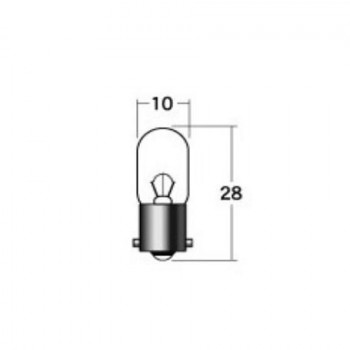 M＆Hマツシマ 白熱電球(2個入) 6v8w T10 BA9S  A7305