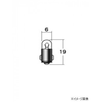 M＆Hマツシマ 白熱電球(2個入) 6v1.5w T6.5 BA7S  A7603