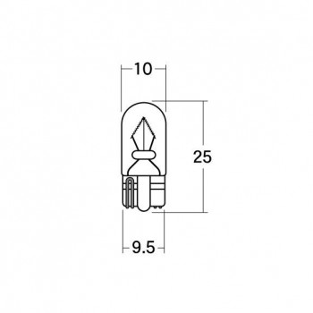 M＆Hマツシマ 白熱電球(2個入) 12v5w T10WB 中 パープル AWB15 PP