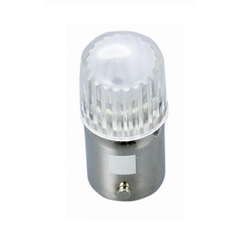 M＆Hマツシマ Lビーム(1個) 6v BA9S ホワイトLED 集光キャップタイプ L701 WH