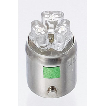 M＆Hマツシマ Lビーム(1個) 12v BA9S ホワイト 3LED 拡散タイプ L703F WH