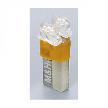 M＆Hマツシマ Lビーム(1個) 12v ウエッジ特殊 グリーン 2LED 拡散タイプ L707F GR