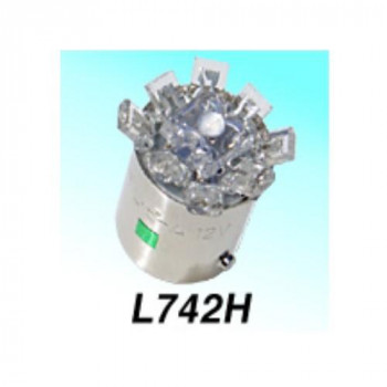 M＆Hマツシマ Lビーム(1個) 12v BA15S グリーンLED 拡散タイプ L742H GR