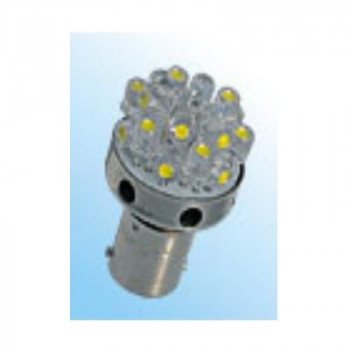 M＆Hマツシマ (1個)12v BA15S ホワイト 18LED スーパーワイドビーム L818S