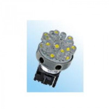 M＆Hマツシマ (1個)12v ウエッジ大ダブルホワイト18LEDスーパーワイドビーム L818X