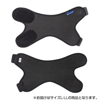 magico Labo(マジコラボ)　ひざサポーターしっかりフィット　1枚入り　ブラック　L-LL