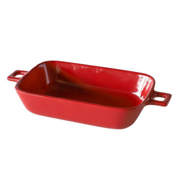 HINATA　ヒナタ レクタングルハンドルグラタン皿　RD　T-932131