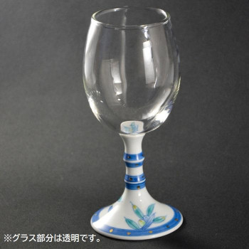 有田浪漫 ワイングラス オリーブ INT-101-6-2