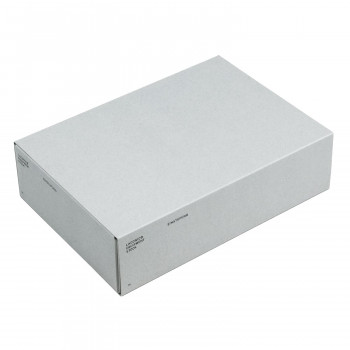組み立て式収納ボックス A5 グレー LSK17-70GY